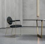 Ergonomic Fabric Dining Chair