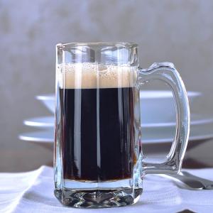 China 360ml 12oz Thickened Lead Free Sodalime Glass Beer Mug wholesale