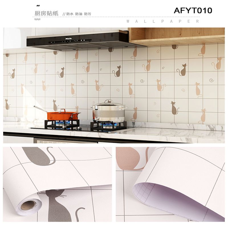 Korean Design Waterproof Textured Wallpaper for Mosaic Ceramic Tile Brick PVC and Waterproof