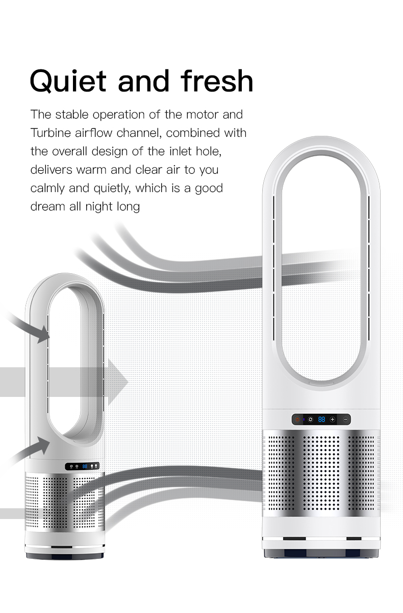 Multi 3 in1 Electric Air Purifier Cooler and Heater for Home 18/46 Inches Floor Standing
