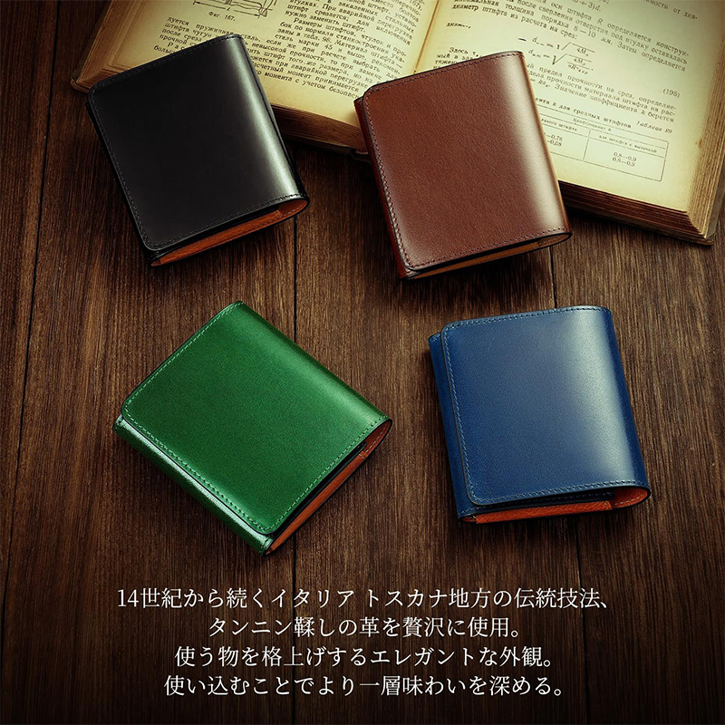 Practical Genuine Leather Bifold Wallet for Lightweight Storage and Fashionable Style