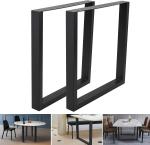 28x23 Modern Metal Table Legs 1000lbs 2pcs 28 Inch Furniture Legs