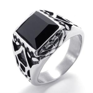 China Tagor Jewelry Super Fashion 316L Stainless Steel Casting Ring PXR196 wholesale