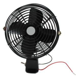 China 12v / 24v Small Car Cooling Fan Metal Material For Car Cigarette Lighter wholesale