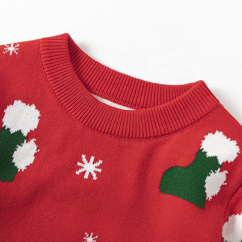 New Design Knit Christmas Kids Pullover Sweater Elk Boys Sweaters