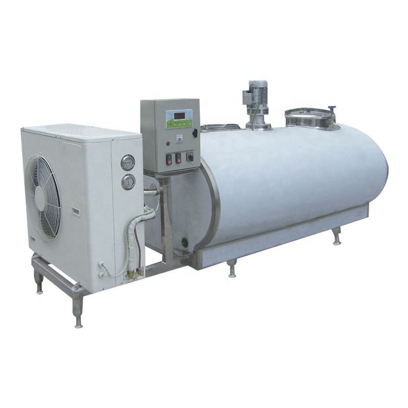 customized Stainless Steel Milk Cooling Tank Price In Dairy Processing Machine