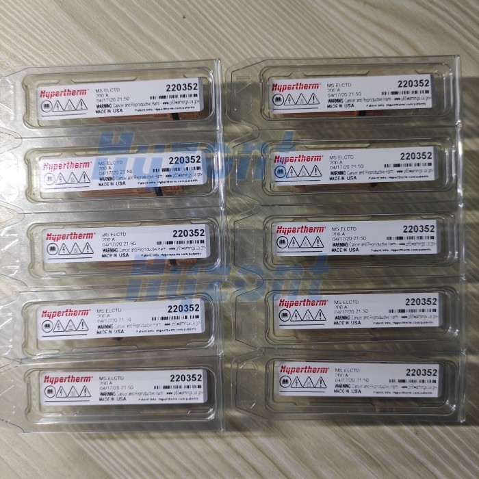 200 Amp Hypertherm 220352 MS Electrode For For HPR400xD