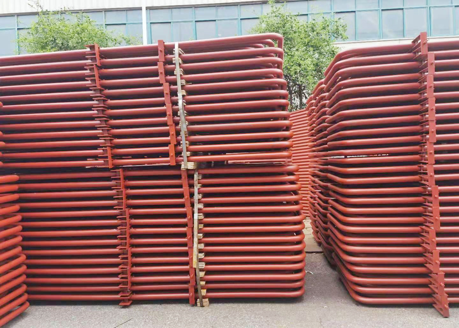 ASME Platen Water Boiler Superheater Coil Anti Corrosion high temperature