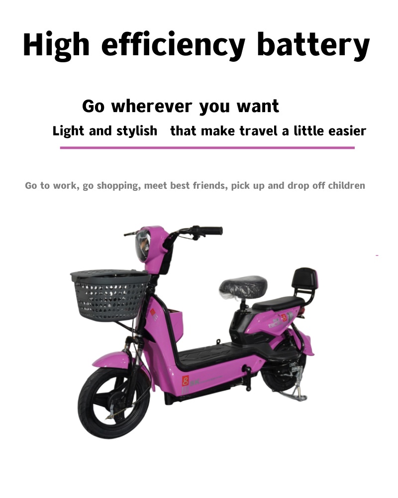Best Moto Two Seat Electric Motorbike 48V Electric Scooter LED Display Electric Moped For Adult