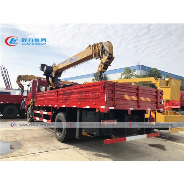 Dongfeng 190HP Truck Mounted XCMG 8 Tons Straight Boom Crane