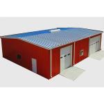 Modern Design Prefabricated Steel Structure Building for Warehouse Showroom