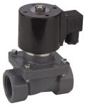 3/4＂Plastic Water Solenoid Valve 12v , NC Solenoid Valve For Corrosive Liquids