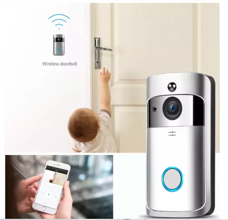 1080P IPS Smart Video Doorbell Waterproof 850nm Infrared Wireless Ring Bell