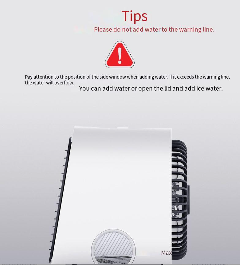 Portable Mini Personal Evaporative Electric Cooler DC Room Usb Mini Air Conditioner Air Cooler