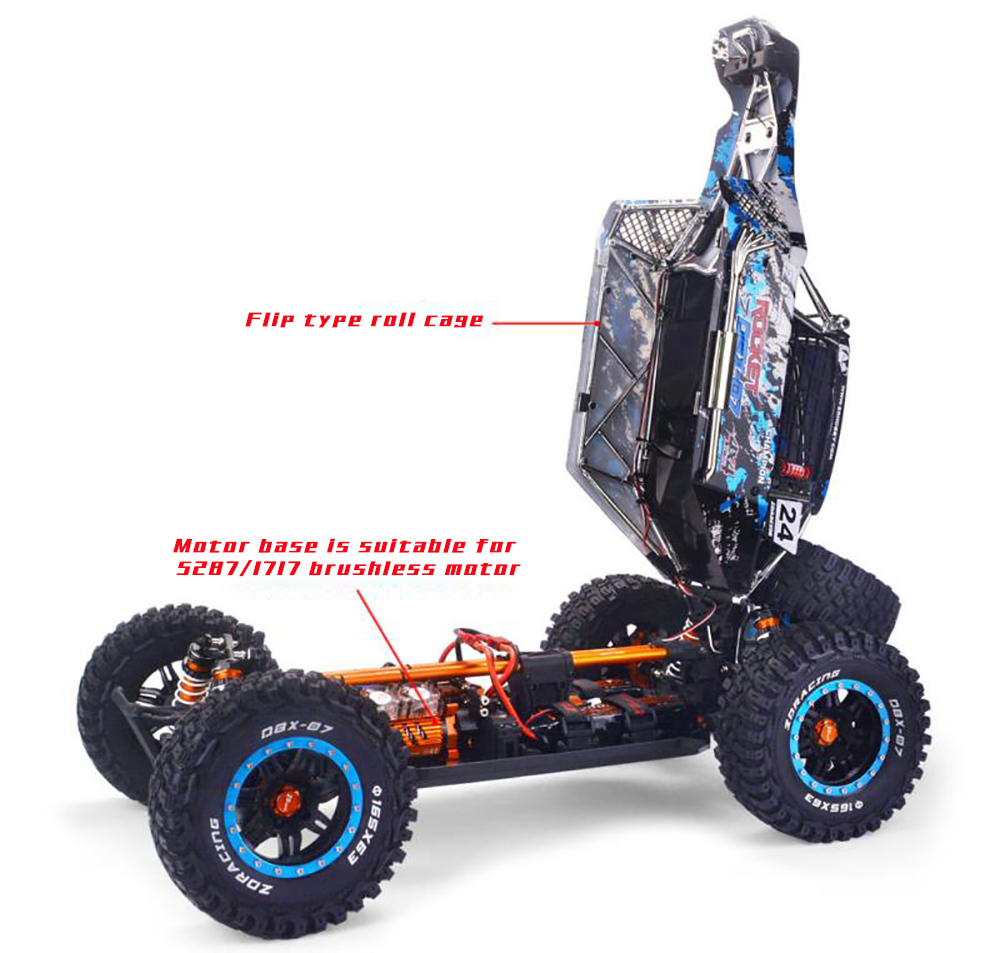 1/7 Scale 80KM/H Remote Control RC Car RC Racing Car High Speed