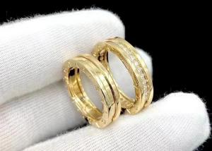 China 3.26g weight 18K Solid Gold Jewellery Ring 0.4ct for Engagement Wedding ODM wholesale