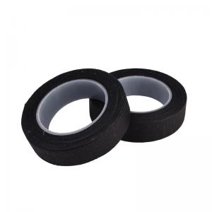 China Black Colored Masking Tape ,  Painters Crepe Paper Masking Tape 60 Degree Saving wholesale