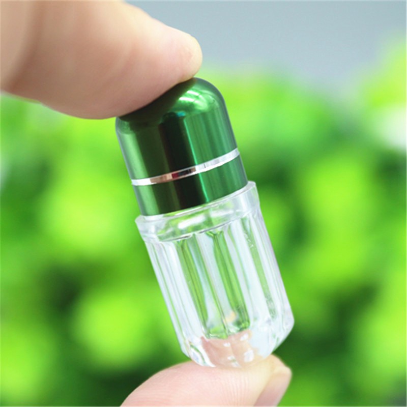 3g Mini Plastic Capsule Bottles ISO9001 Plastic Bottle With Metal Cap