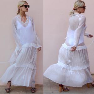 China Clothing Fashion Women See-Through Sexy Beach Cover Up Dresses wholesale