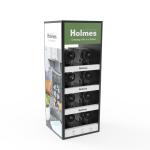Household Metal Display Stands Small Fan Appliance Floor Standing Display Stands
