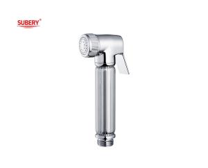 China Toilet Chrome OEM Bidet Handshower Shower Sprayer Head Handhold Clean Bathroom wholesale