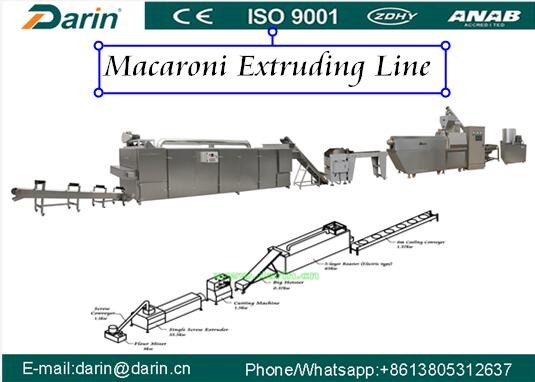 Fully Automatic Stanless Steel 304 Macaroni Production Line / Snacks Production