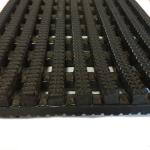 Walk Off Leisure Grid Anti Slip PVC Floor Mat Eco Friendly