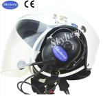 Black Pilot helmet light Aviation helmet high quality aircraft helmet black