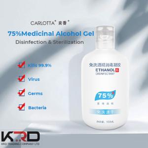 China Hand Sanitizer Medicinal Alcohol 75% Gel Disinfection With Against Germs wholesale
