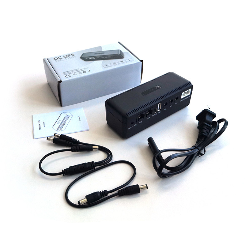 Uninterruptible Power Supply Mini Ups 8800mah 10400mah USB 5V 9V 12V POE UPS