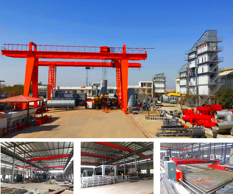 Road construction machinery 20TPH to 120TPH continuous drum mix asphalt plant