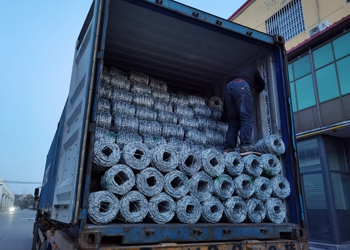Silver 2.5mm 14x14 Barbed Wire Electo Galvanized Barbed Wire