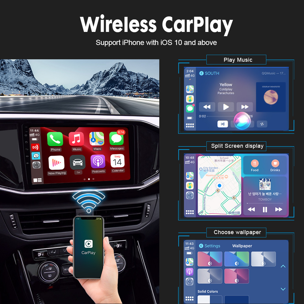 High Sensitivity CPC200-CCPA Multimedia Car Wireless CarPlay Android Auto Dongle For Android 4.4 +