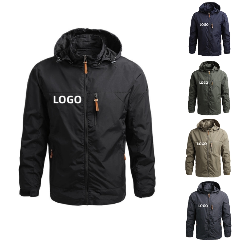 Hoodie Woman Softshell Jacket Custom Logo Autumn Winter Windcheater Windbreaker