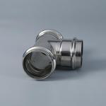 Stainless Steel M Profile Press Fittings Plumbing Reducing Tee Fittings