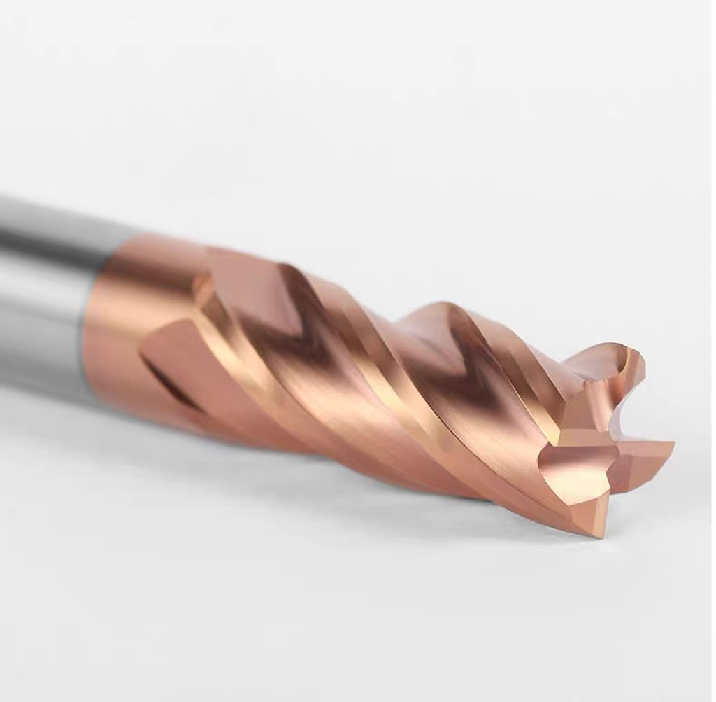 Tungsten Steel CNC End Mill Cutter Flat Milling Cutting Tool Nano coating
