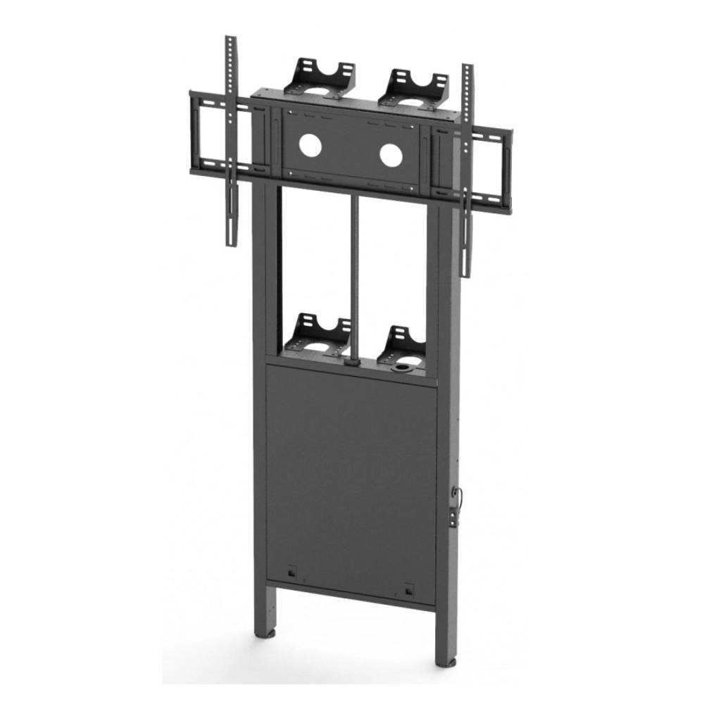 Adjustable Height Interactive Flat Panel Stand For Floor/ Wall Mounting Smart TV Touch Monitos
