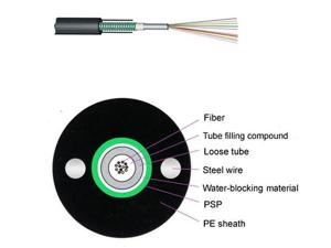 China GYXTW fiber optic cable 12/24/36/48 core Unitube Central Loose tube Outdoor Armored High Strength Bulk fiber cable wholesale