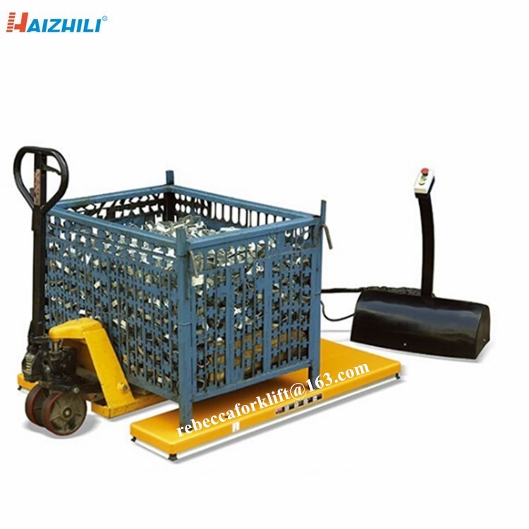Industrial new design U type electric lifting table 1000kg scissor lift platform