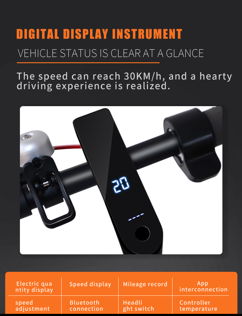 Folding Electric Scooter for Off Road Two-wheel Scooter ROHS Certificate 36V 350W