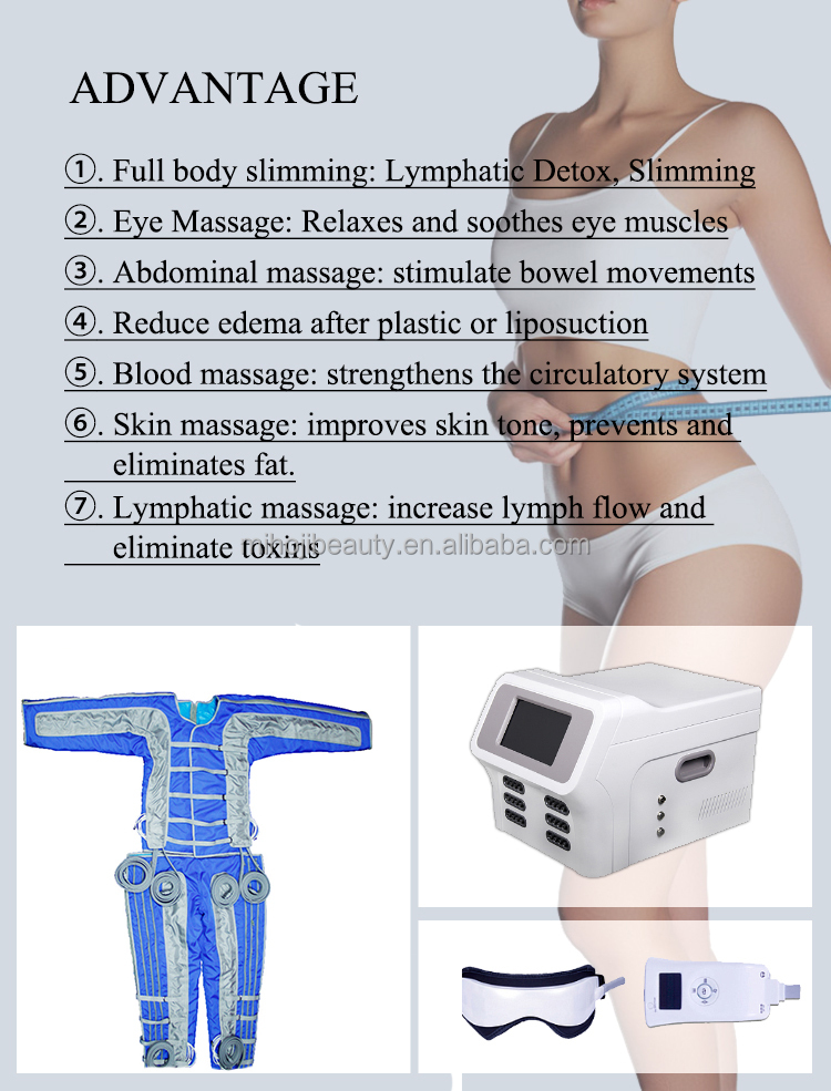 Desktop Infrared Pressotherapy Machine For Slimming And Detoxification