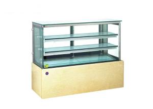 China Marble Base Tempered Glass 490W Cake Display Fridge wholesale