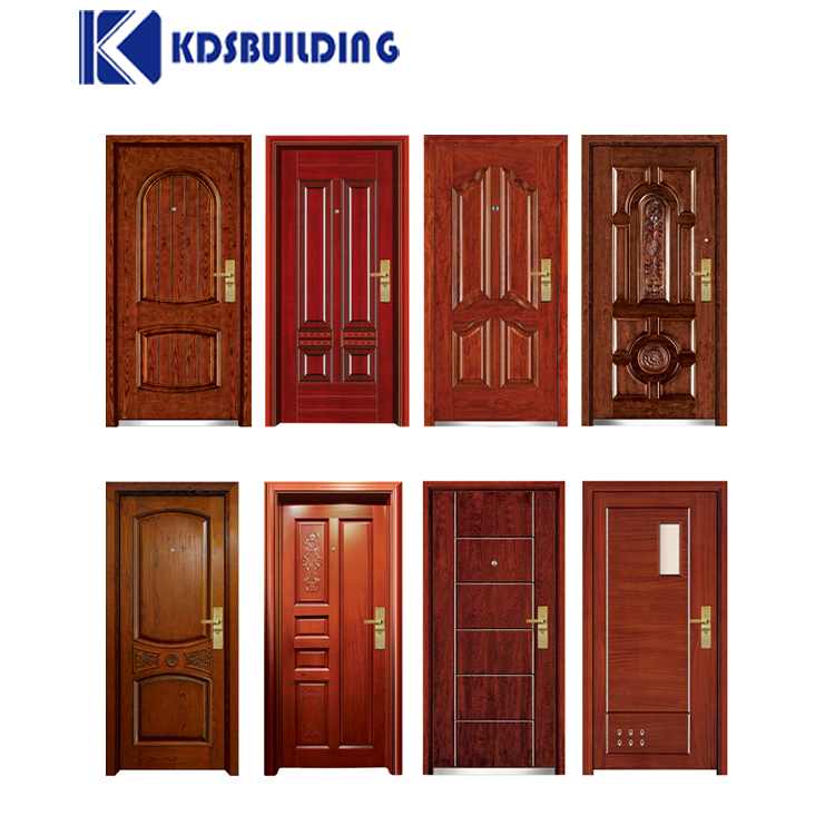 House Wooden Single Door Home Hotel Interior Bullet Proof Front Door