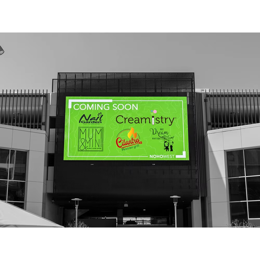 8mm Pixel Pitch Outdoor LED Screen , Advertising Digital Wall Billboard Signage