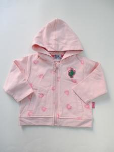 China Zipper Closure Polyester Cute Baby Girl Jackets Warm Hoodie wholesale