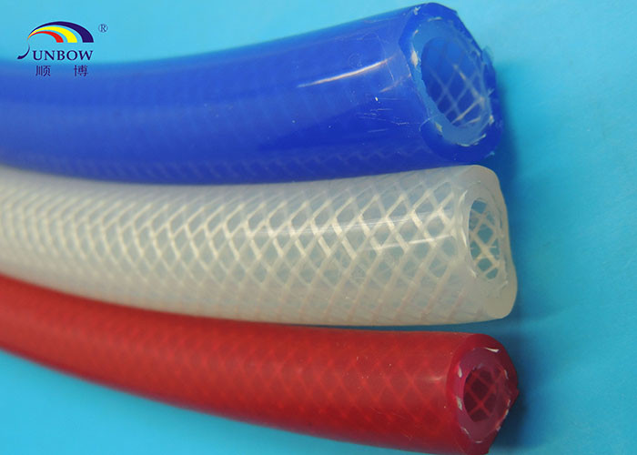 Silicone Reinforced Braided Fiberglass Sleeve for Food and Beverage Thermal Protection