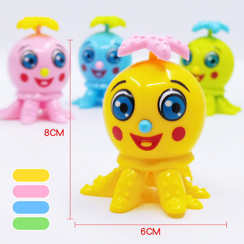PVC Wind Up Easter Puzzle Toys for Kids Cute Animals Toy Octopus Flipping Walking Jumping Clockwork Bulk Birthday Gift Party Favors