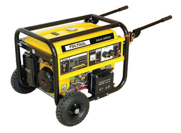 2.8KVA Gasoline Generator with Handle & Wheels