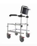 Stainless Commode Chair With Wheels OEM Portable Toilet For Elderly