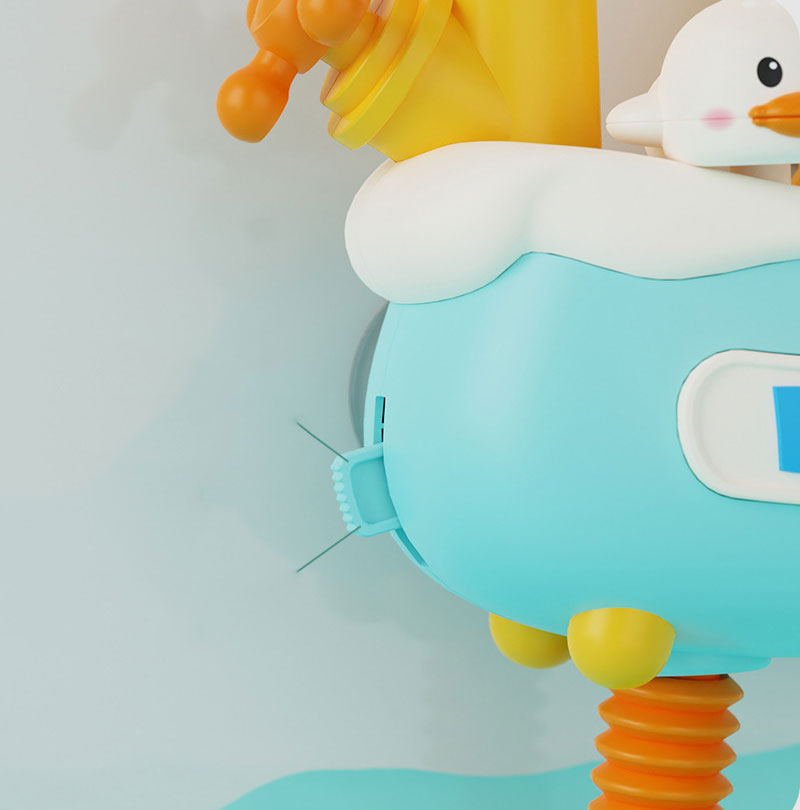 0-24 Months Age Range Unisex Electric Sunflower Shower Toy Children's Duck Spraying Water
